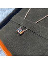 Mini Pop H Pendant Rose Gold & Noir - HERMES - BALAAN 5