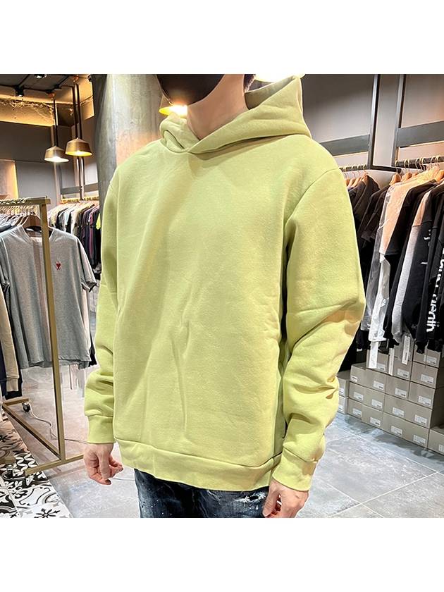 Label Hoodie Pale Green - ACNE STUDIOS - BALAAN 4