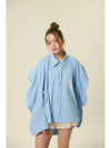 24 Women's Veronica Loose Shirt_Sora - VIBEREEN - BALAAN 4