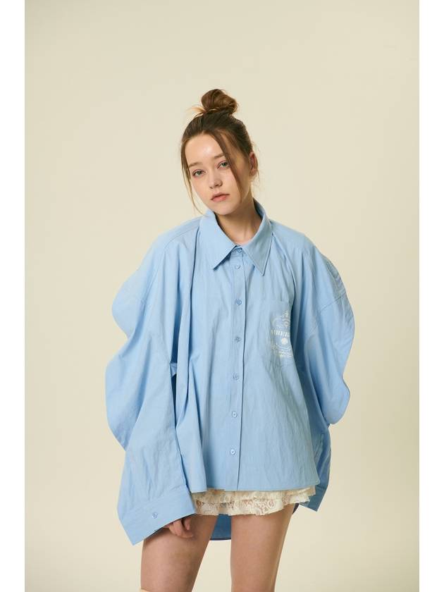 24 Women's Veronica Loose Shirt_Sora - VIBEREEN - BALAAN 4