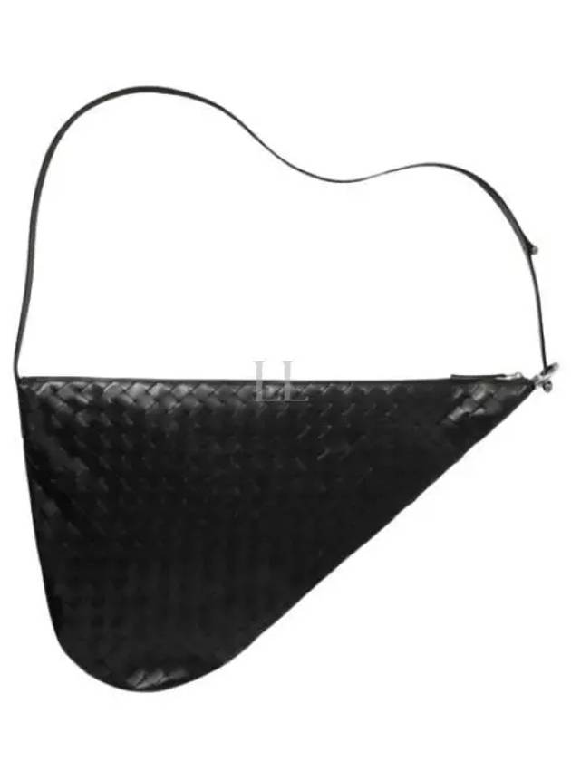 Intrecciato Virgule Cross Bag Black - BOTTEGA VENETA - BALAAN 2