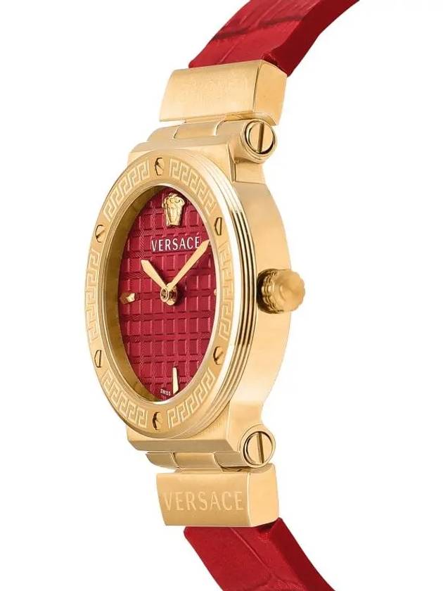 Greca Logo Small Watch Red - VERSACE - BALAAN 4