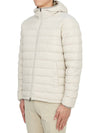 Down Hooded Padding Ivory - HERNO - BALAAN 4