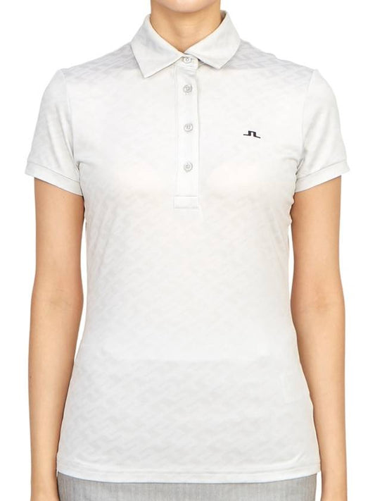 Golf Alaya Jacquard Polo GWJT07569 U053 Women's Alaya Jacquard Polo - J.LINDEBERG - BALAAN 2