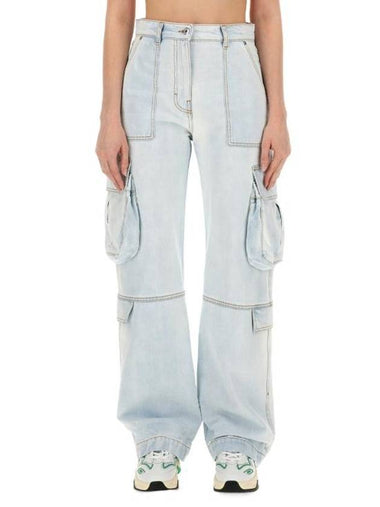 Denim Straight Pants 3641MDP254L 24726982 DENIM - MSGM - BALAAN 1