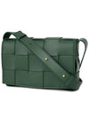 Intrecciato Cassette Cross Bag Green - BOTTEGA VENETA - BALAAN 3