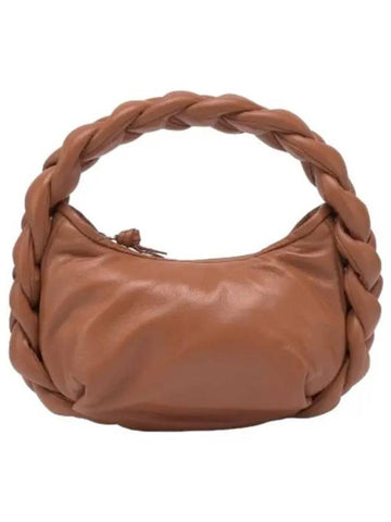 Mini Espiga Tote Bag Chestnut Handbag - HEREU - BALAAN 1