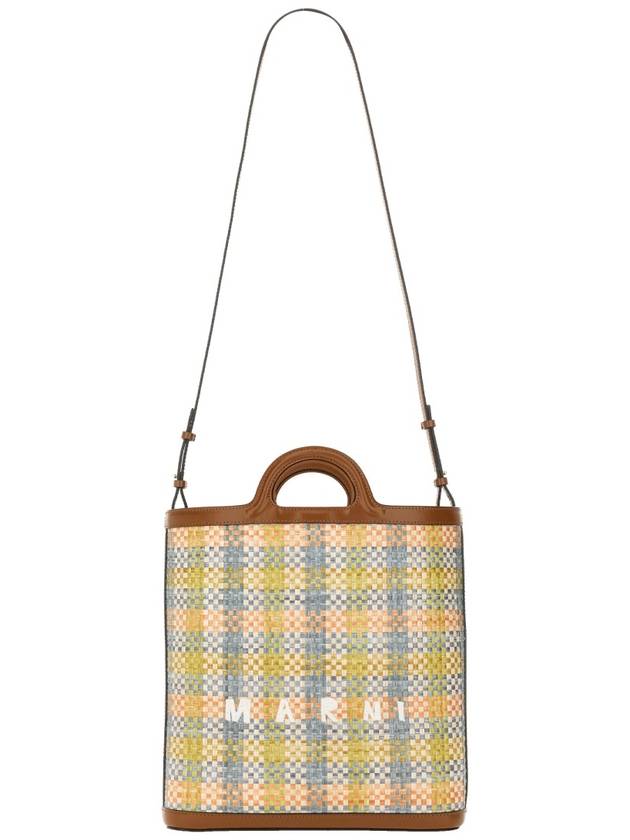 Woven Tote Bag SBMP0179U5P6744 - MARNI - BALAAN 4