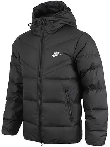 Storm Fit Wind Runner Hooded Padding Black - NIKE - BALAAN 1