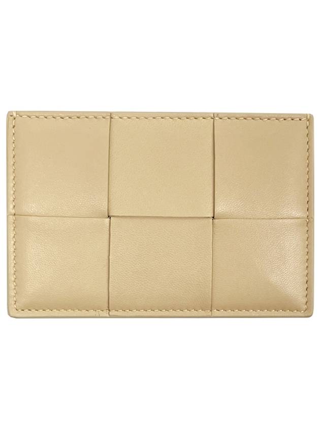 Intrecciato Leather Card Wallet Porridge - BOTTEGA VENETA - BALAAN 2