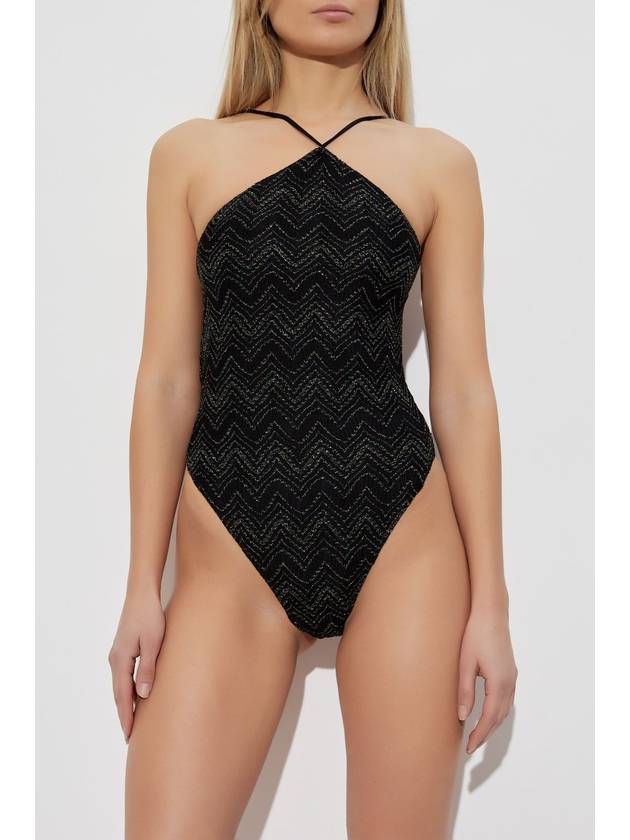 Missoni One-piece Swimsuit With Lurex Thread, Women's, Black - MISSONI - BALAAN 3