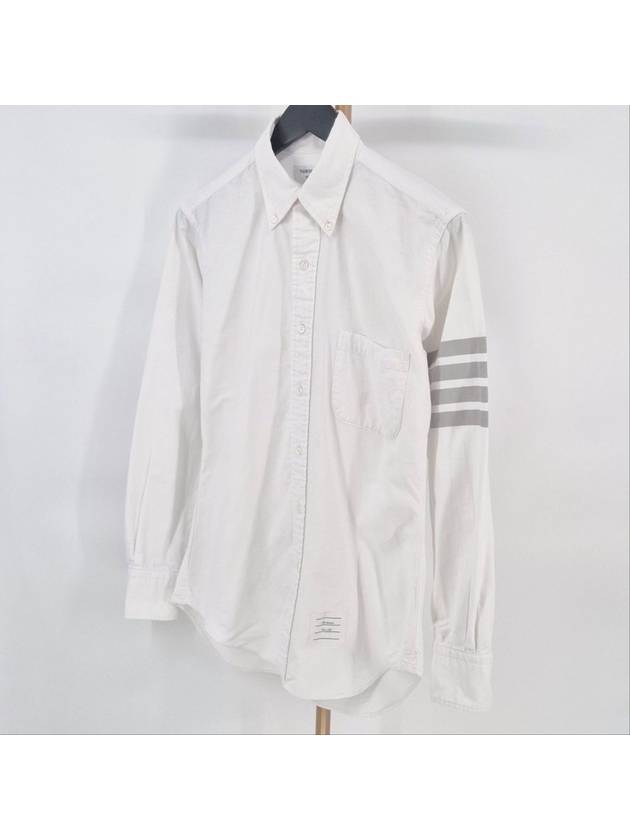 oxford diagonal armband shirt - THOM BROWNE - BALAAN 1