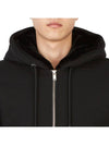 Classic Bunny Zip Up Hoodie Black Lining Black - MOOSE KNUCKLES - BALAAN 10