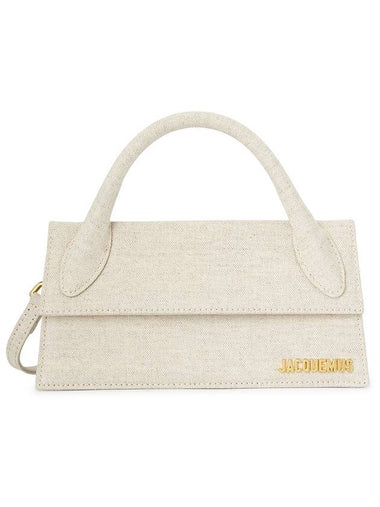 Le Chiquito Signature Long Tote Bag Light Greige - JACQUEMUS - BALAAN 1