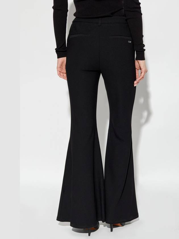 Michael Michael Kors Flared Leg Trousers, Women's, Black - MICHAEL KORS - BALAAN 4