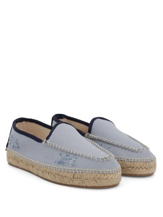 Embroidery Detail Espadrilles Blue - MAISON MARGIELA - BALAAN 3