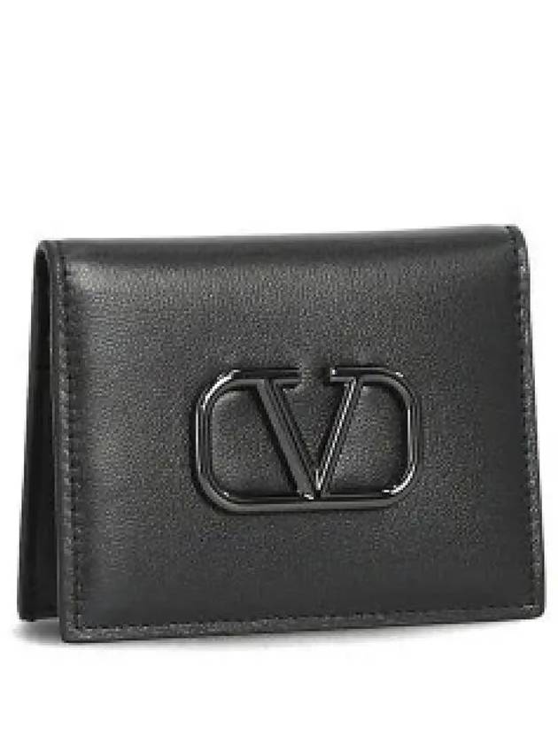 V logo signature men s card wallet P0T39VTQ 0NO - VALENTINO - BALAAN 1