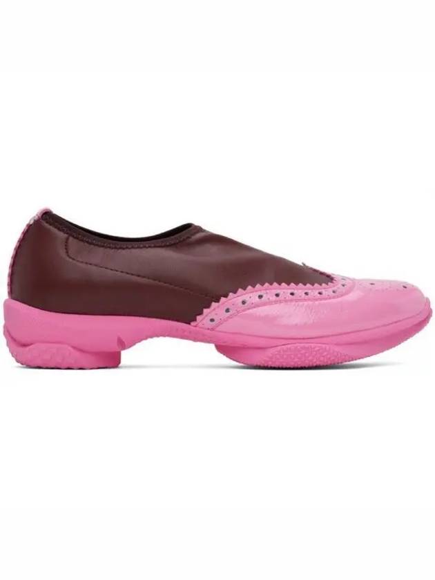 Burgundy Pink Sonia Slip on Brogue Shoes 241985F121001 270556 1149221 - KIKO KOSTADINOV - BALAAN 1