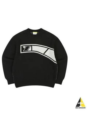 CRS Logo Sweater 9005 Black - KANGOL - BALAAN 1