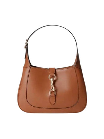 Jackie Small Leather Shoulder Bag Brown - GUCCI - BALAAN 1