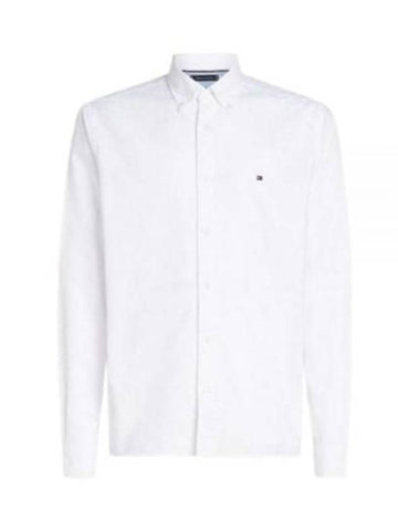 Long Sleeve Shirt MW35794L YCF White - TOMMY HILFIGER - BALAAN 1