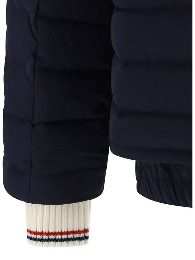 Poly Twill Down Filled 4-Bar Ski Padding Navy - THOM BROWNE - BALAAN 6