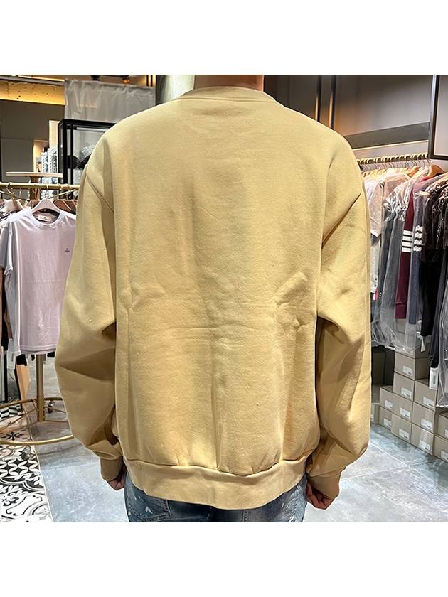 Crew Neck Sweatshirt Light Camel - ACNE STUDIOS - BALAAN 6