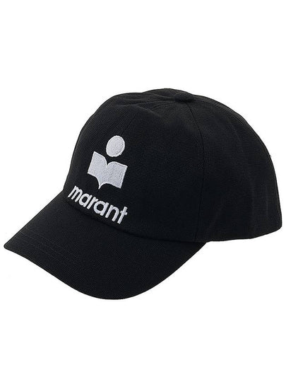 Tyron Logo Cotton Ball Cap Black - ISABEL MARANT - BALAAN 2