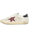 Superstar Distressed Suede-Trimmed Leather And Mesh Sneakers Off White - GOLDEN GOOSE - BALAAN 4