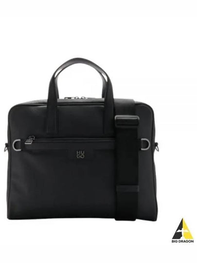 Lettering Logo Briefcase Black - HUGO BOSS - BALAAN 2