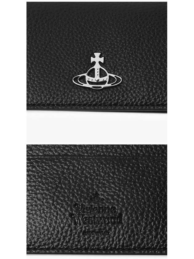 ORB Logo Half Wallet Black - VIVIENNE WESTWOOD - BALAAN 4