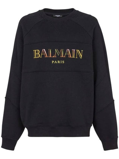 Balmain Oversized Sweatshirt With Embroidery - BALMAIN - BALAAN 1