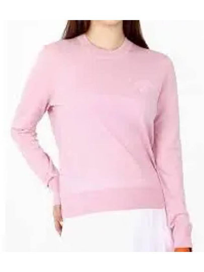 Talk Buddy To Me Crew Neck Merino Wool Knit Top Pink - G/FORE - BALAAN 2