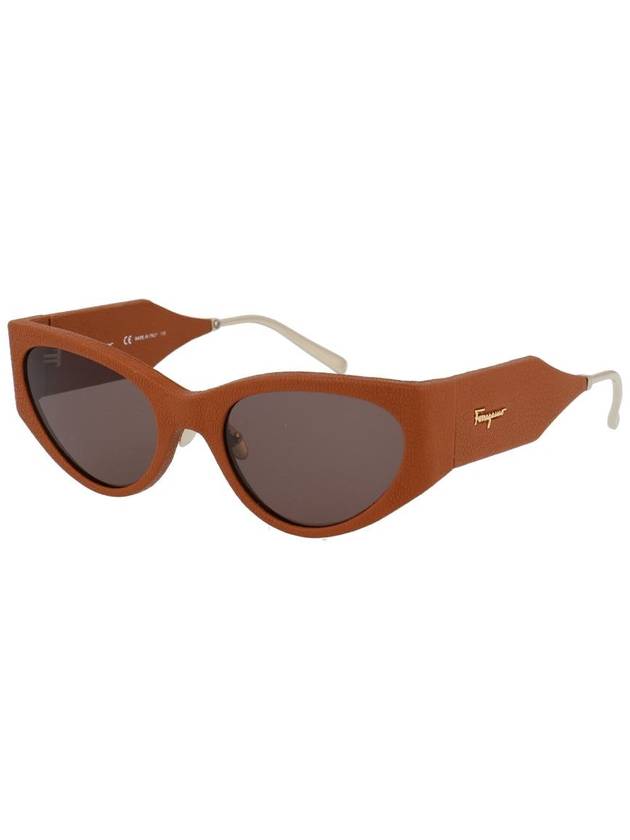 BROWN SUNGLASSES - SALVATORE FERRAGAMO - BALAAN 3