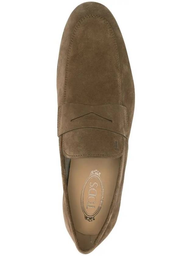 Penny Suede Loafers Brown - TOD'S - BALAAN 4