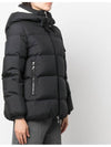 Draa Down Padded Jacket Black - MONCLER - BALAAN 3