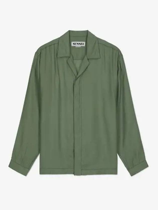 Satin Shirt Green CRTWMSHR028VIS0027432 - SUNNEI - BALAAN 2