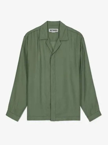 Satin Shirt Green CRTWMSHR028VIS0027432 - SUNNEI - BALAAN 1