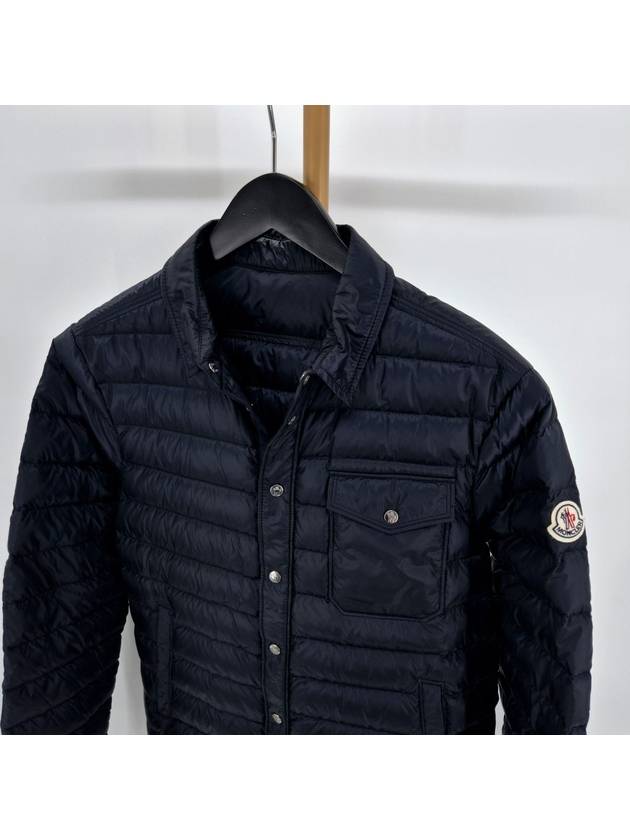 Shirt lightweight padded navy size 2 - MONCLER - BALAAN 4