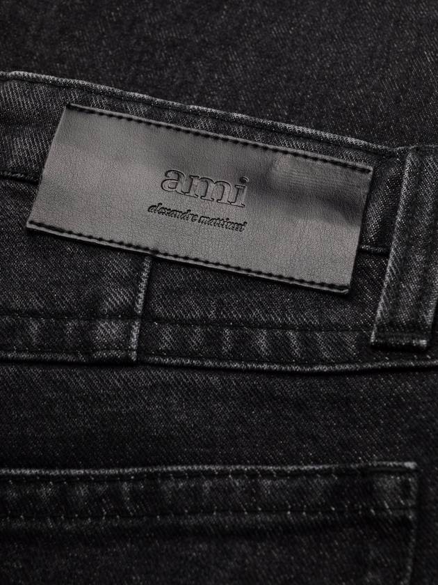 Baggy Fit 5 Pocket Jeans H21HD003611031NERO - AMI - BALAAN 7