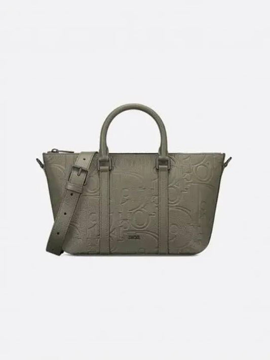 Weekender 25 Grained Calfskin Cross Bag Khaki - DIOR - BALAAN 2