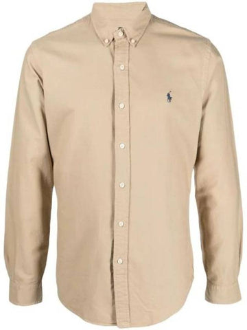 Polo Pony Button Collar Shirt 710889739001 - POLO RALPH LAUREN - BALAAN 1