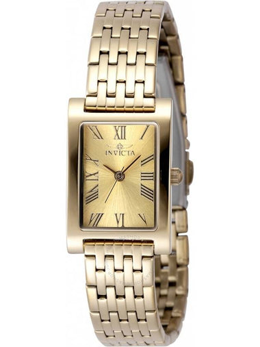 Invicta Angel Quartz Gold Dial Ladies Watch 48143 - INVICTA - BALAAN 1