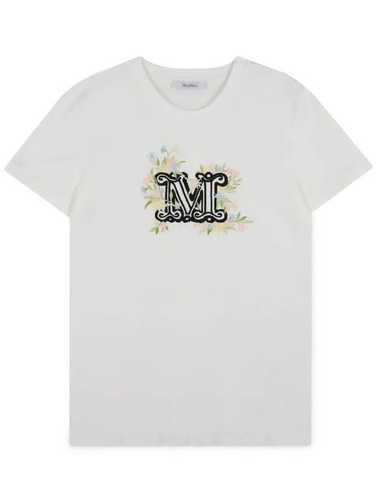 Women's Sacha Short Sleeve T-Shirt White - MAX MARA - BALAAN 2