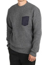 Men's Back Stitch Alpaca Knit Top Grey - MAISON MARGIELA - BALAAN 2