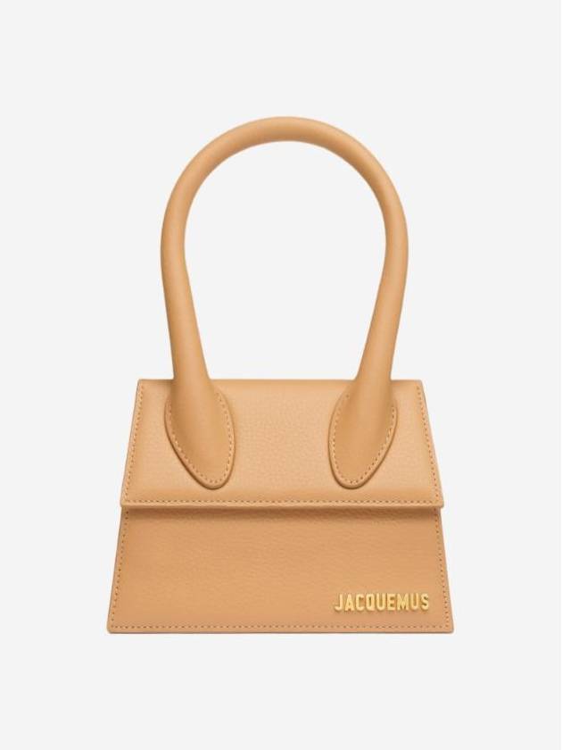 Le Chiquito Moyen Signature Tote Bag Camel - JACQUEMUS - BALAAN 1