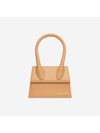 Le Chiquito Moyen Signature Tote Bag Camel - JACQUEMUS - BALAAN 1