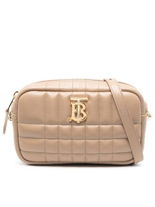 Women's Lola Quilted Mini Camera Cross Bag Haute Beige - BURBERRY - BALAAN 2