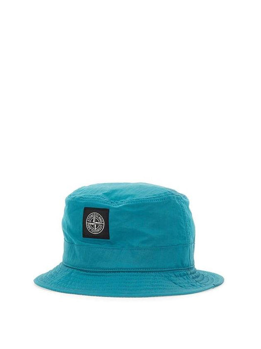 NYLON metal compass logo embroidered bucket hat - STONE ISLAND - BALAAN 1