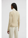 Padded wool cardigan beige 093 9B000 25 M1131 200 - MONCLER - BALAAN 4